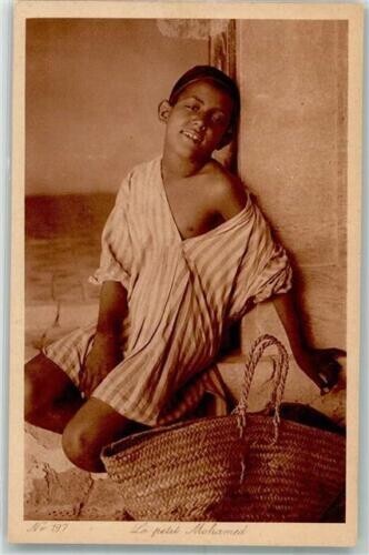 Africa LEHNERT & LANDROCK ethnic arab male original vintage 1915s Real Photo