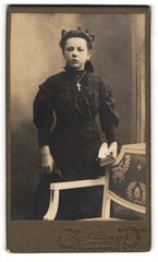 Photograph Paul Papesch, Chemnitz I. S., Brückenstr. 31, Portrait Serious Boy
