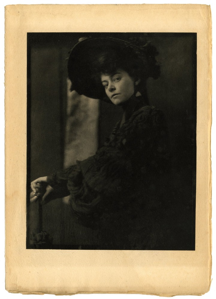 Gertrude Käsebier “Miss Minnie Ashley” 1905, Original Camera Work X Photogravure