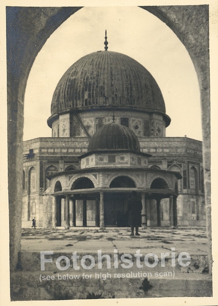 Photo Palestine Jerusalem Temple Mount Dome of the Rock Shrine Architecture 1932