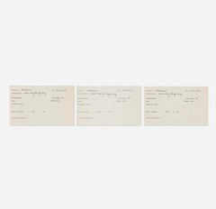 Harold Edgerton; Motion Study of Bullet Cutting Through String (three works)