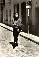 Fashionable Parisian Woman on Street Photograph-C. 1990s-Mark Bugzester