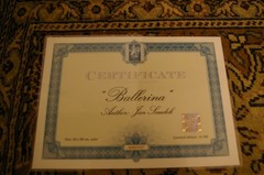 Jan Saudek Ballerina C-Print, Limited Edition Signed,Certificate 4/100