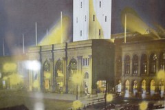 RARE OLD SAN FRANCISCO ANTIQUE VINTAGE PICTURE OF THE FERRY BUILDING AT NIGHT