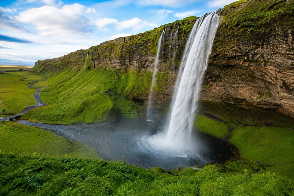 Waterfall Digital AI Image