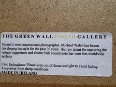 Signed Michael Walsh Killarney Co. Kerry Ireland Framed Photograph 13.5″ x 11.5″