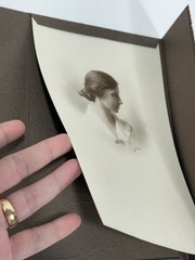 Photo Original Print Signed 1920 1930 Woman Portrait Photography H Albert Jones