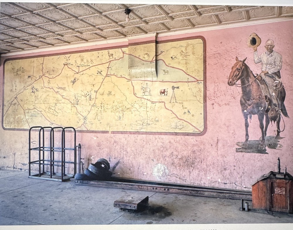Jim Dow “Wall Painting at Mohawk Tire Store, 1980”