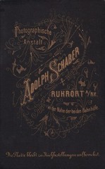 Adolph Schaber CDV – child portrait – Ruhrort a.Rh.