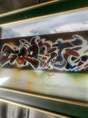 graffiti Art High Gloss Photograph By RIME MSK SIGNED Lmtd @100 Framed!