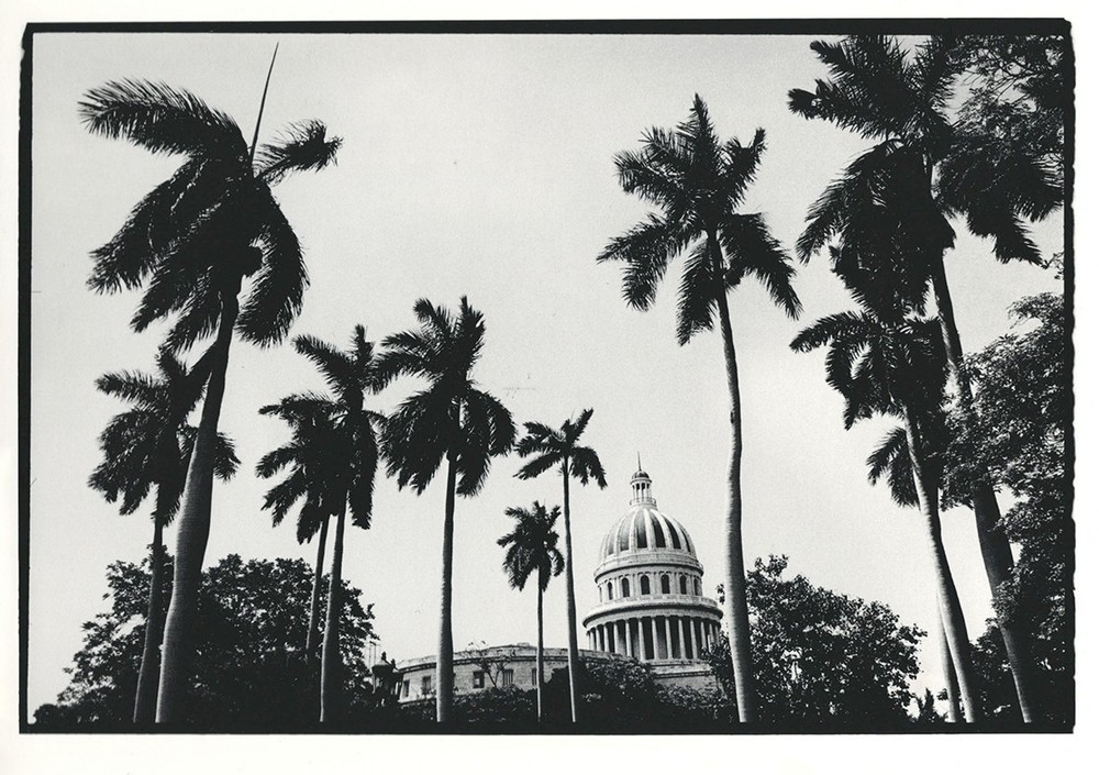 CAPITOLIO 7×9 FIBREBASE photo Havana Cuba 1998 vintage test proof OOAK
