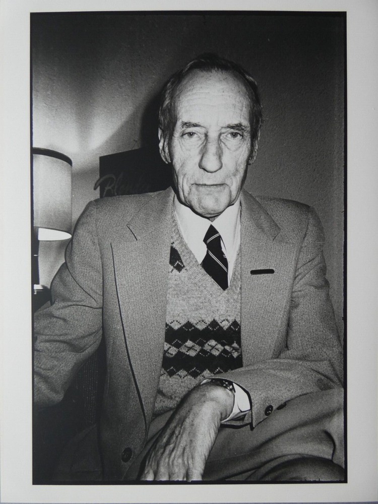 Victor Bockris (1949) – Portrait of William S. Burroughs – Photograph