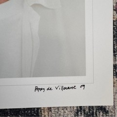 Poppy de Villeneuve 2009, Contemporary Portrait of a Man Photograph Art Signed