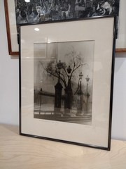 Pierre LePre 1920 “Cathedral in the Fog” silver gelatin B&W print ** New Orleans
