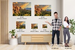 Divine Encounters: Garden of the Gods Wall Art Colorado Metal Canvas Print