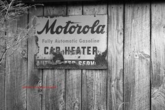 “”Rusty Motorola Car Heater” Antique Sign Wall Art