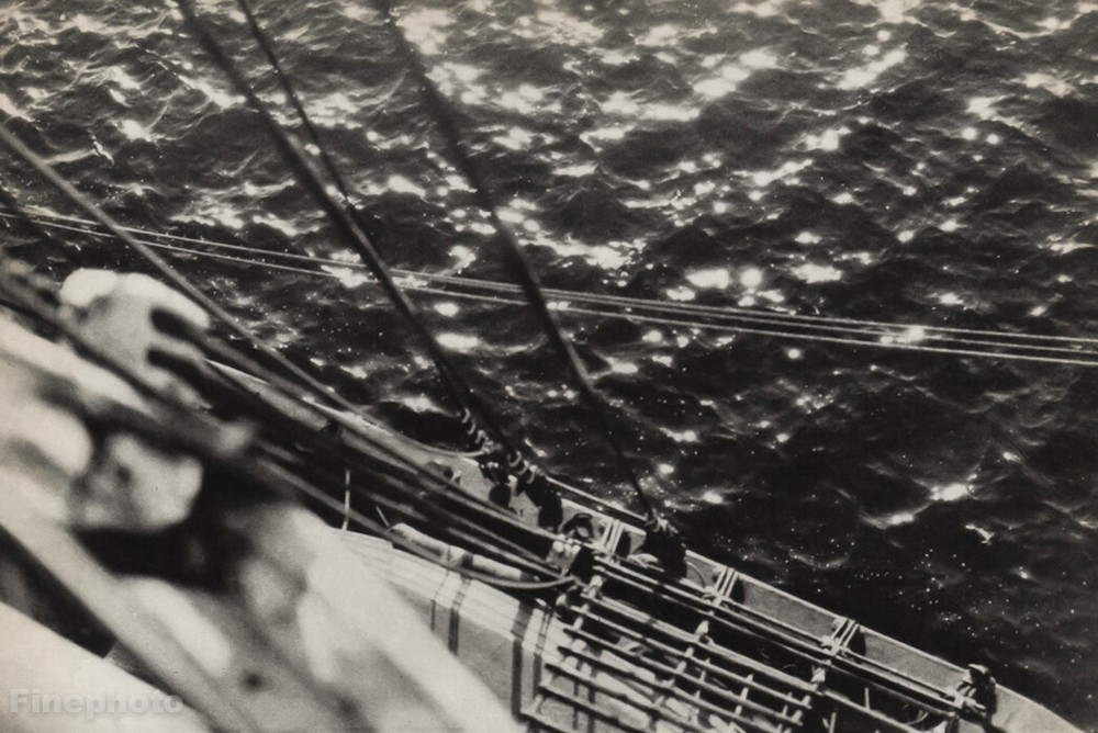 1920s Original ELI LOTAR Nautical Sail Boat Sailing Ocean Vintage Photo Gravure