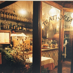 Florence Fiorenza Trattoria Moody Color Photograph 7.5×9.5 Matted 11×14 Fujifilm
