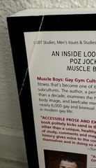Muscle Boys: Gay Gym Culture by Erick Alvarez (Paperback or Softback)