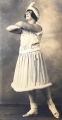 Vintage 1920’s Flapper School Girl Glamour Photo Ballet Dance Studio Jazz Age