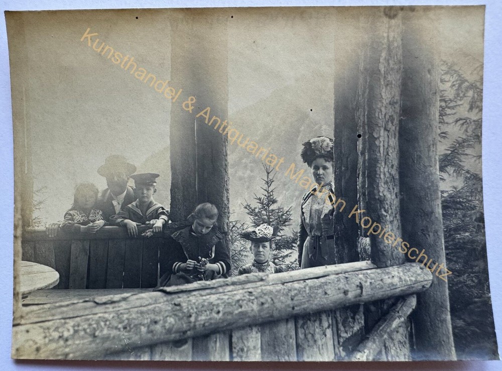 orig. Photo Badleite Bad Berneck 1902 Bayreuth