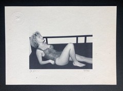 Erotic B/W Photo “Young Girl” Theme 2 Circa 1989 Signed & Limited 99 of 100