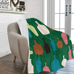 great audrey hepburn tatoo Soft Warm Single-Side Printing Flannel Fleece Blanket