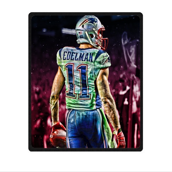 great Julian Edelman New Soft Warm Single-Side Printing Flannel Fleece Blanket