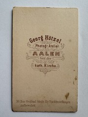 orig. CDV photo photograph old picture woman lady fashion around 1880 Aalen Hötzel