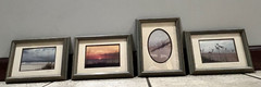 Vtg Barry Gamow Beach Photographs 4 Matted Framed 8” X 6” c1960s – 1980s Signed