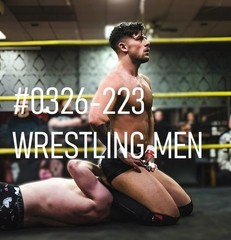 MALE PORTRAIT #0326-223 -athletes -wrestlers series -freeShip/usa