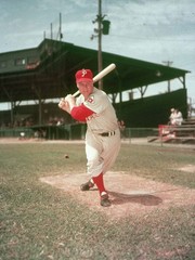 Richie Ashburn 1955 8×10 Colorized Print-FREE SHIPPING