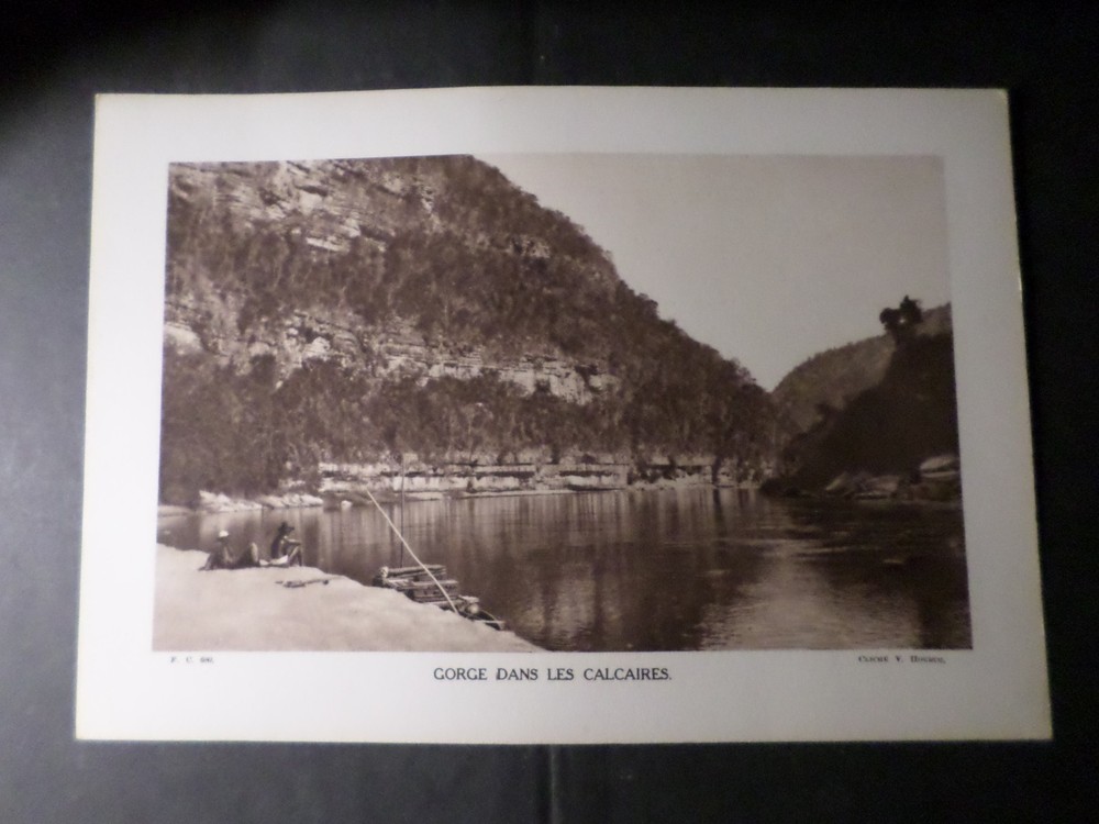 Old Photo Cliché, Hourcq, Gorges In The Limestones, 20×29