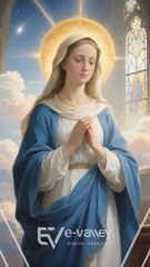 VIRGIN MARY Digital Product HD IMAGE Picture PHOTO Background WALLPAPER Print