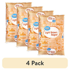 (4 pack) Great Value Light Brown Sugar, 32 oz [FREE SHIPPING]