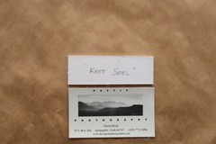Framed Signed David Pettit 8/02 Photograph Keet Seel Puebloan Cliff Dwelling AZ
