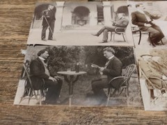 5 Antique Photo Montages 1900s Double Exposure Cabinet of Curiosities