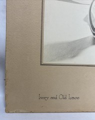 Vintage 1952 Original H.B Woodling “Ivory & Old Lace” Still Life Photograph
