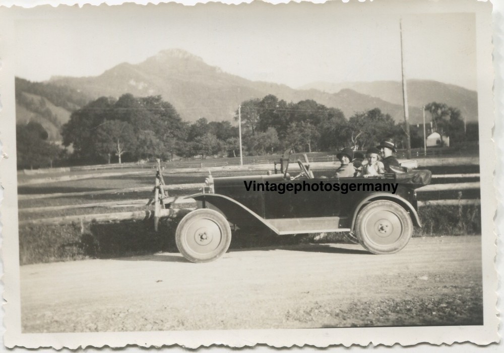 Z6602 Photo 1930s Car Vintage Passenger Car Sedan Coupe Cabriolet Convertible