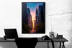 New York City Photo Print, Chrysler Building, Sunset, NYC Photo, Manhattan 42 St