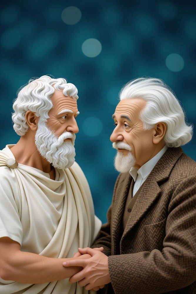 Digital Image Picture Photo Wallpaper Background Desktop Art, Einstein Plato !