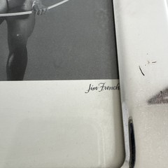 JIM FRENCH (COLT STUDIO): VTG GAY MALE PHOTO BEEFCAKE Vintage B&W Framed