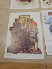 Norman Rockwell Print Set of 4 Artwork Collection
