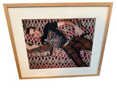 Jason Schmidt Photograph Of Jim Drain Avra’s Couch 14 1/2” X 18” In Frame NYC