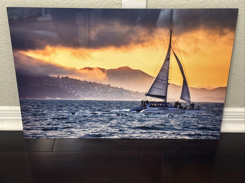 Metal Print Photography Art – Award Winning – Bay Area Sunset