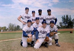 1952 Brooklyn Dodgers-Robinson, Snider & Teammates 8×10 Colorized Print