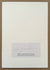 ANN HAMILTON signed limited edition photograph – TWO Portfolio (2018)
