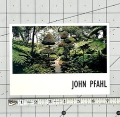 John Pfahl (1939-2020) Art Show Announcement Card 2002 – Extreme Horticulture