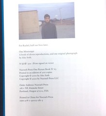 ALEC SOTH: One Mississippi SIGNED Photo w/ Ltd Edition Book One Picture #63 NEW!