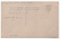 RPPC, Real Photo Postcard / Residence West of Salt Lake City Utah 1930